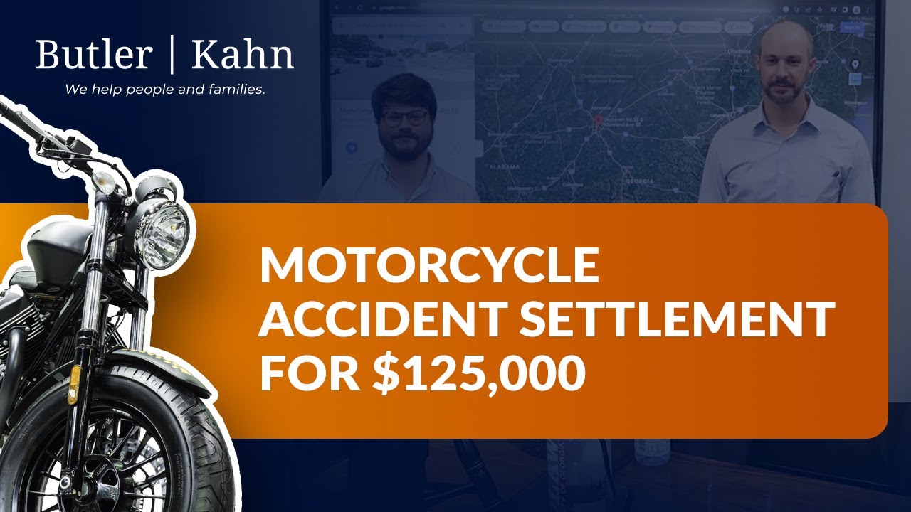 Motorcycle Accident Settlement for $125,000