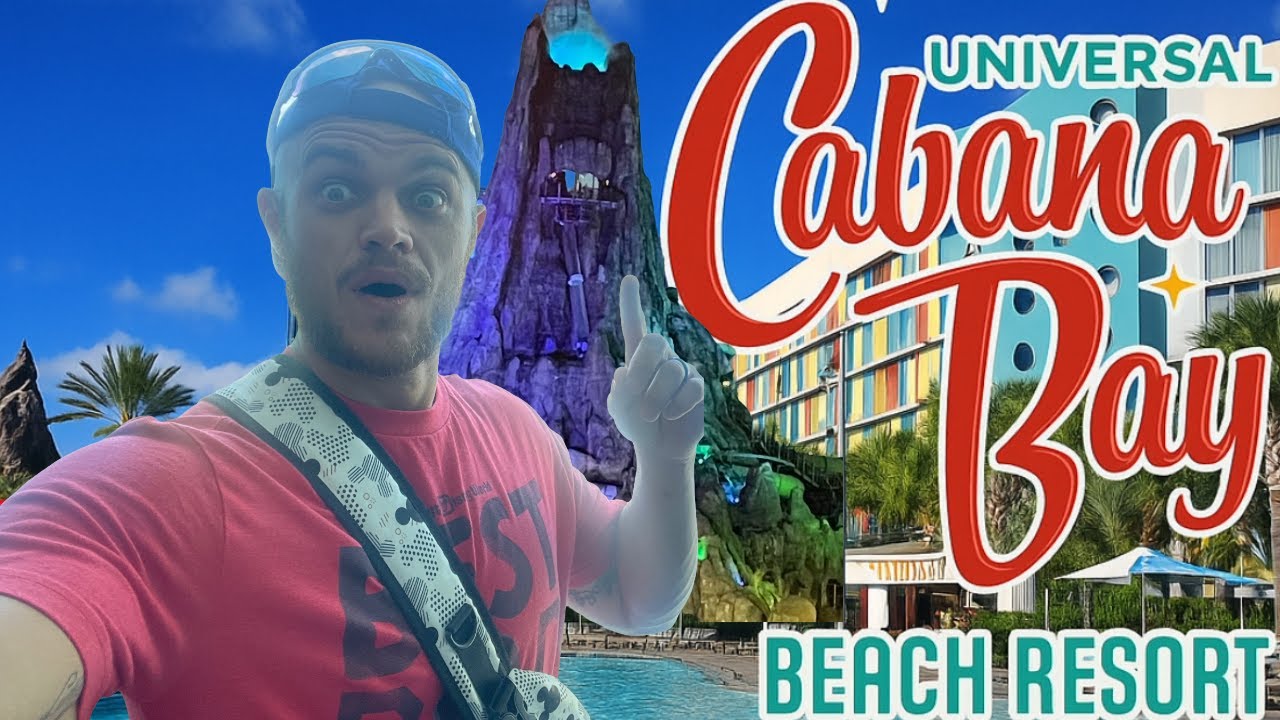 Family Travel Day to Universal! Cabana Bay & Volcano Bay Room 🌋
