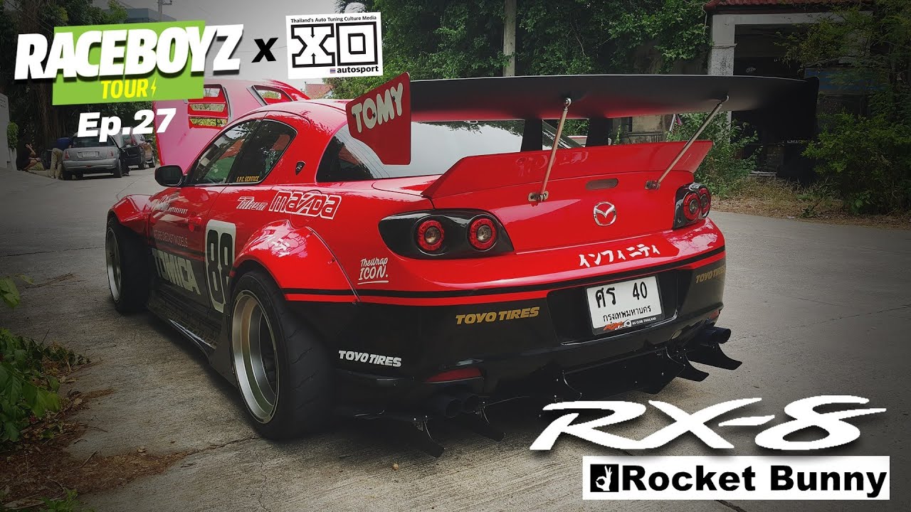 RX-8 Rocket bunny คันแรกในไทย!!! เครื่อง 2J 700 ม้า - RaceBoyz Tour EP.27