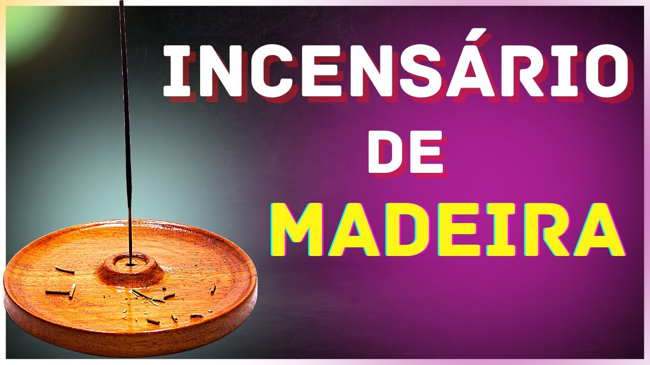 52 - INCENSÁRIO DE MADEIRA FEITO NO TORNO