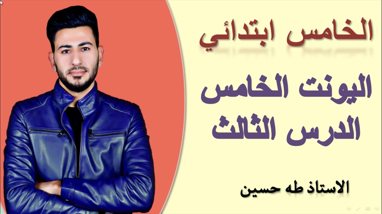 الخامس ابتدائي/ اليونت الخامس الدرس الثالث/ هل تود ..؟/ الاستاذ طه حسين