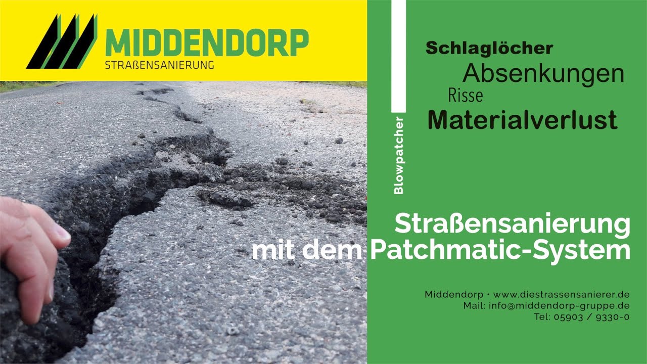Strassensanierung - Patchmatic - System