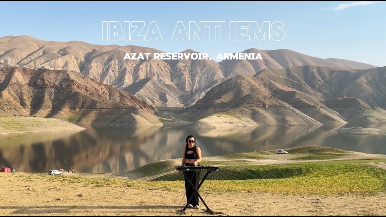 IBIZA ANTHEMS (David Guetta, Switch Disco, James Hype, Meduza) - Set at Azat Reservoir, Armenia