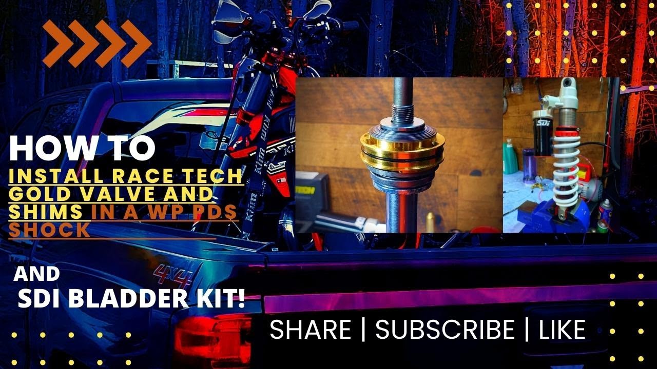 HOW TO REBUILD YOUR PDS SHOCK WITH GOLD VALVES AND BLADDER KIT---PROJECT MOUNTAIN GOAT SERIES #6