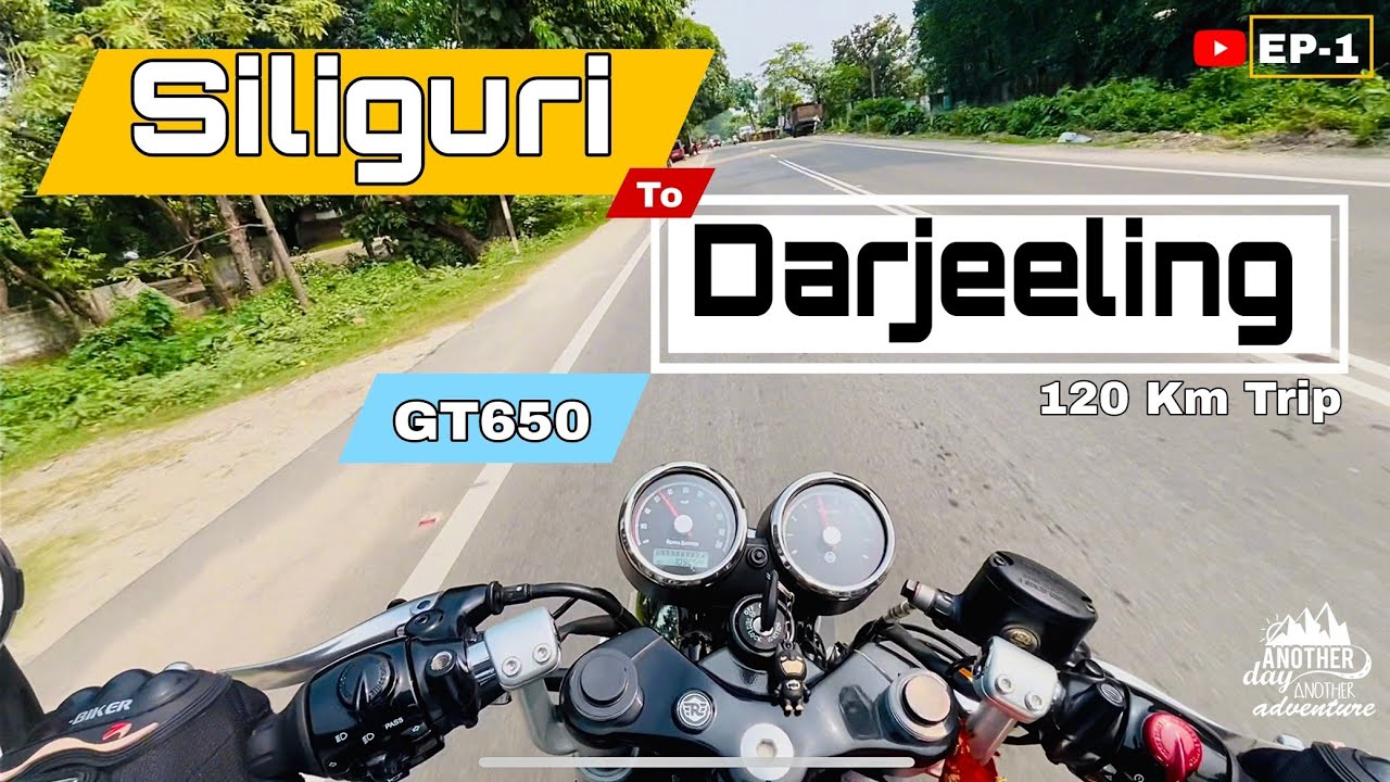 [4k] Ep-1 Siliguri To Darjeeling On Continental GT 650