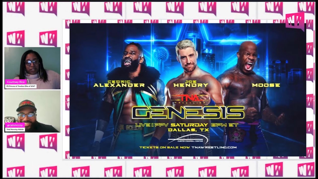 Three Way Match   Cedric Alexander vs. Moose vs. Joe Hendry  #TNAGenesis #WWTLive