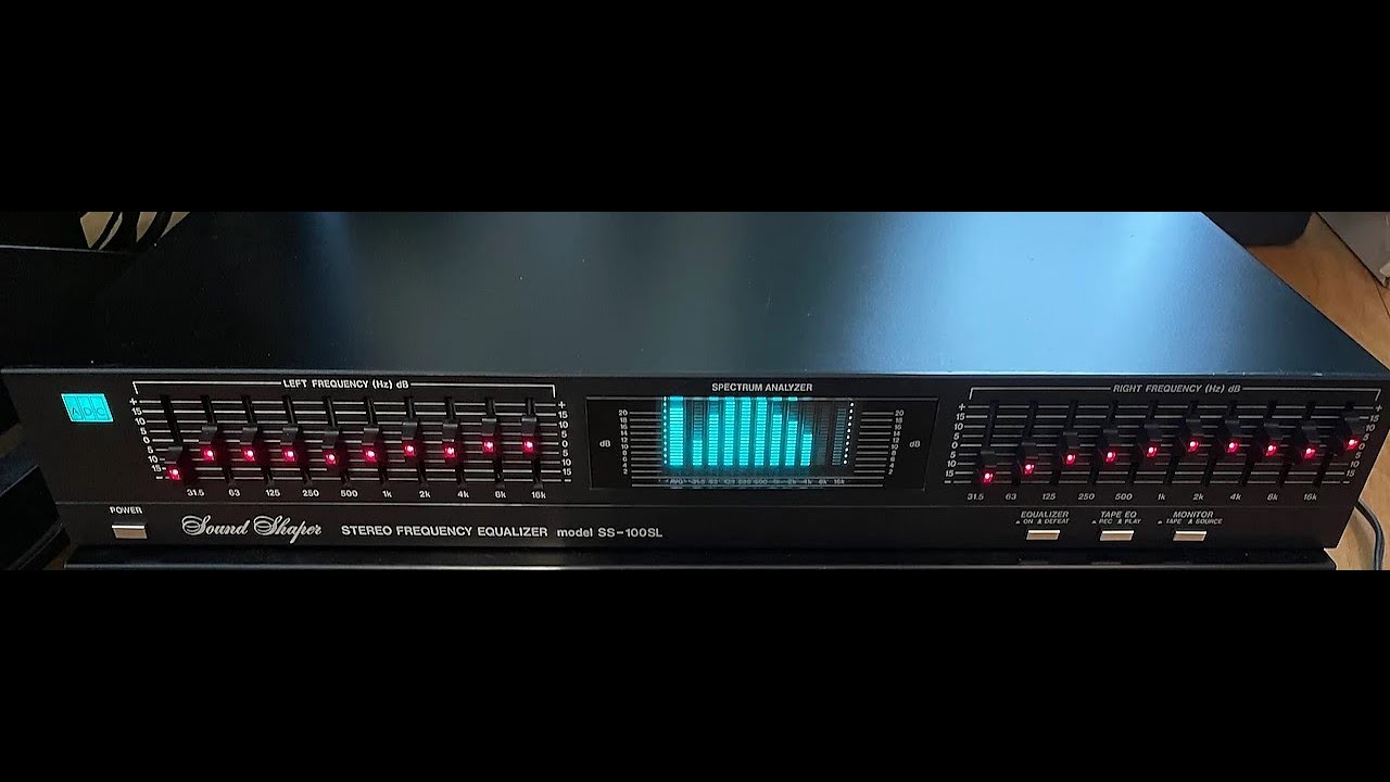 ADC SS-100SL Sound Shaper Stereo Equalizer - Quick Review y Demo