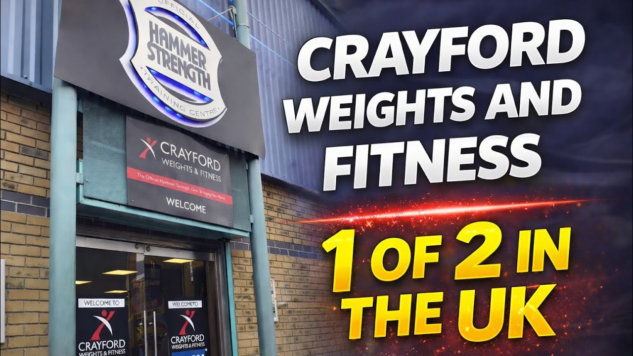 GYM TOUR: THIS IS ONLY 1 OF 2 IFBB APPROVED GYMS IN THE UK! - GYM TRAVELS x CRAYFORD