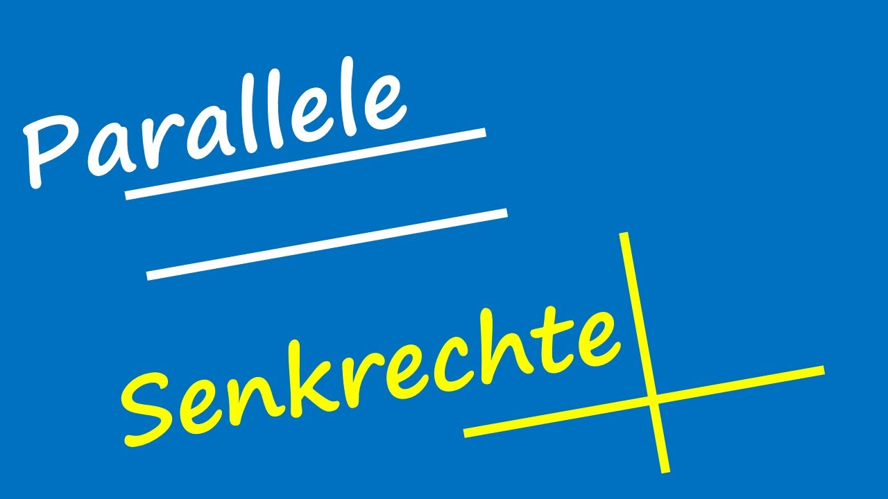 Mathe - 5 Klasse Gymnasium - Lagebeziehung zwischen Geraden (Parallele und Senkrechte)