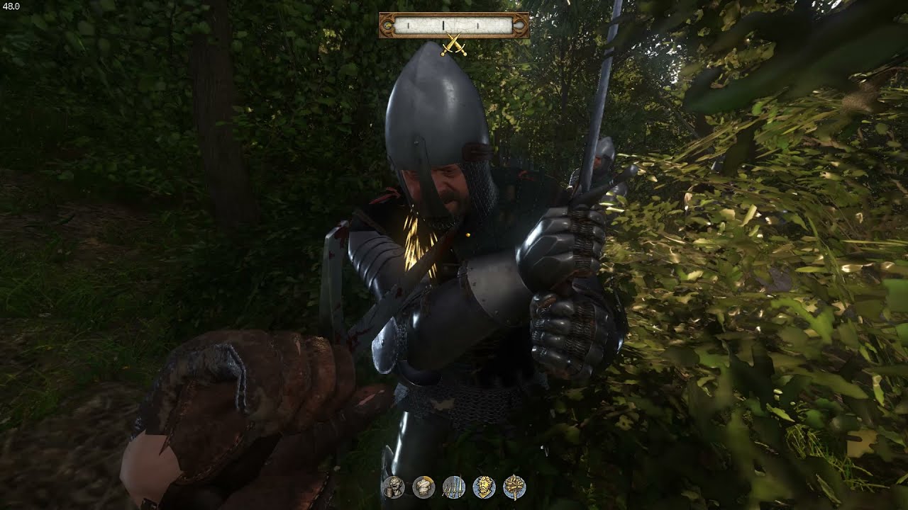 3x1 heavy armor bandits then 3x1 medium armor cumans (last guy didnt hear me cos i take his ear off)