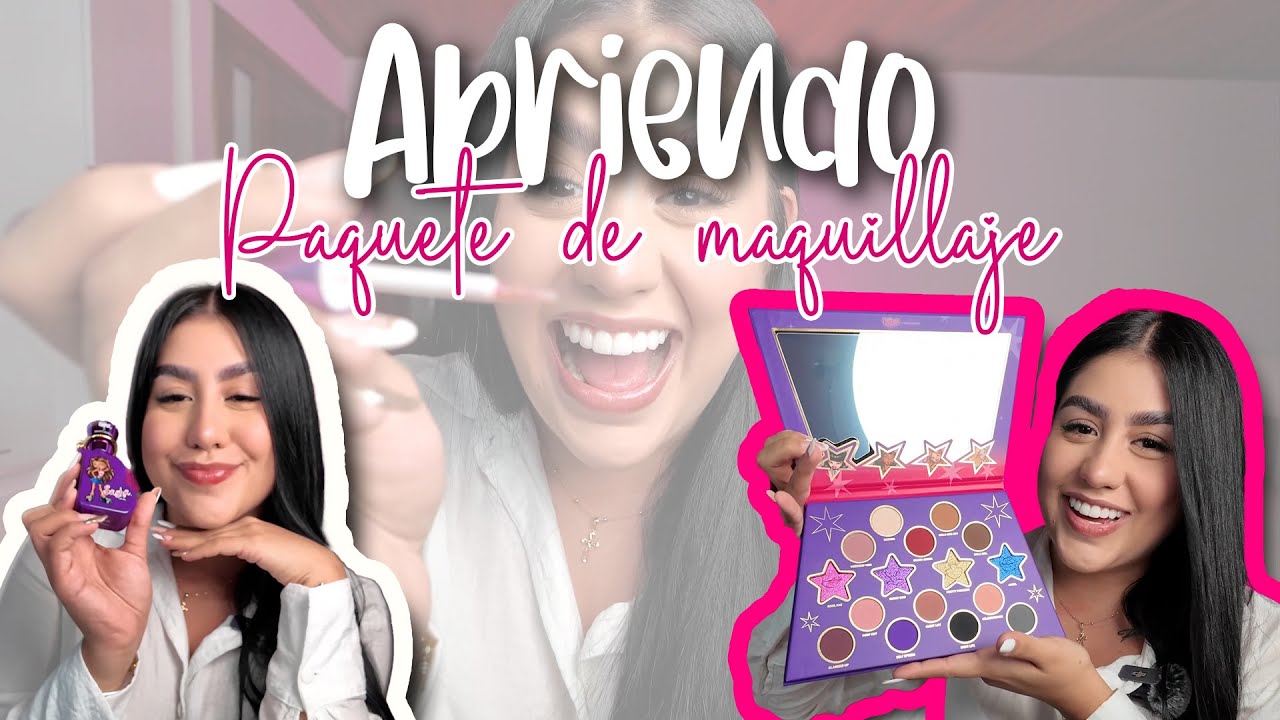 Abriendo paquetes de maquillaje 💄