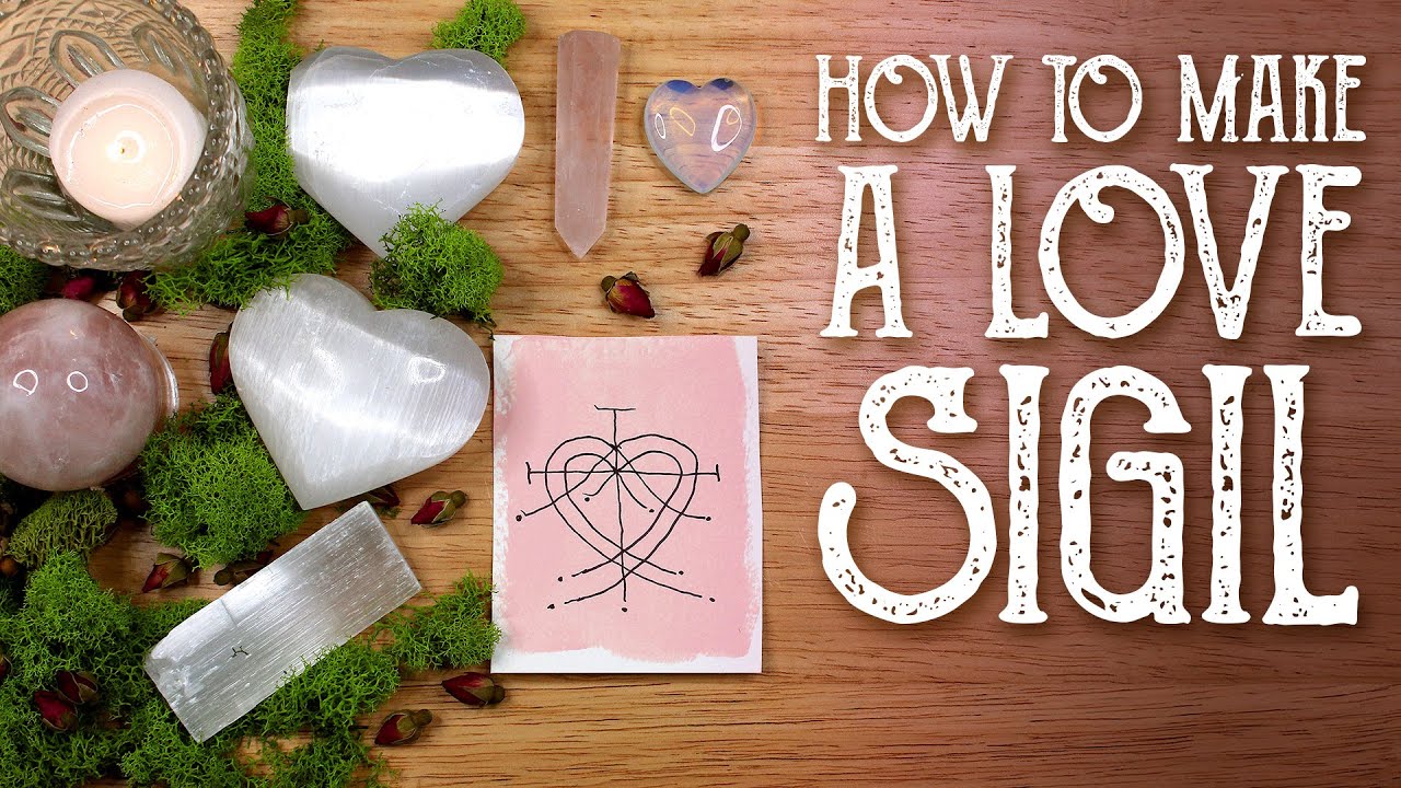 Love Draw Sigil for Self Love - How to make a Magical Sigil - Magical Crafting, Witchcraft, Occult