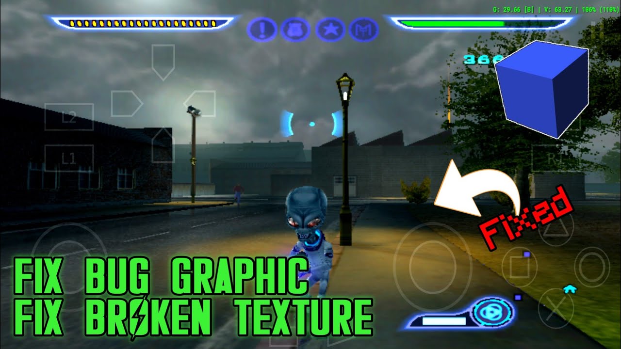 Best Settings! Destroy All Humans | Fix Bug Graphic | AetherSX2