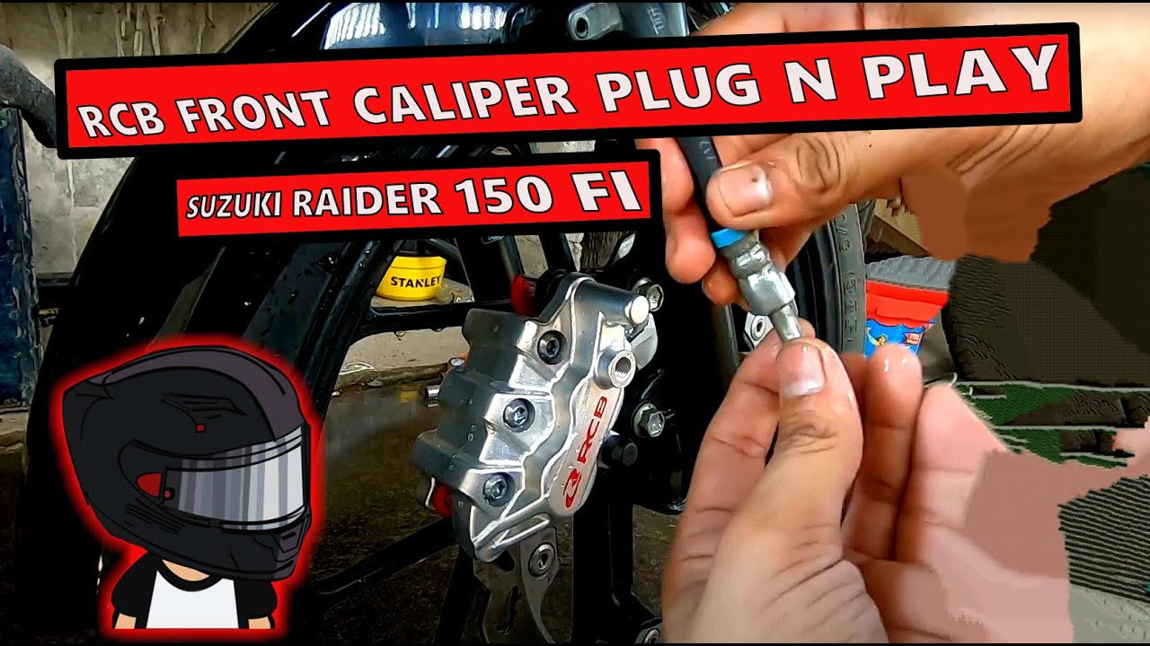 RCB FRONT CALIPER | PLUG N PLAY | Suzuki Raider 150 fi
