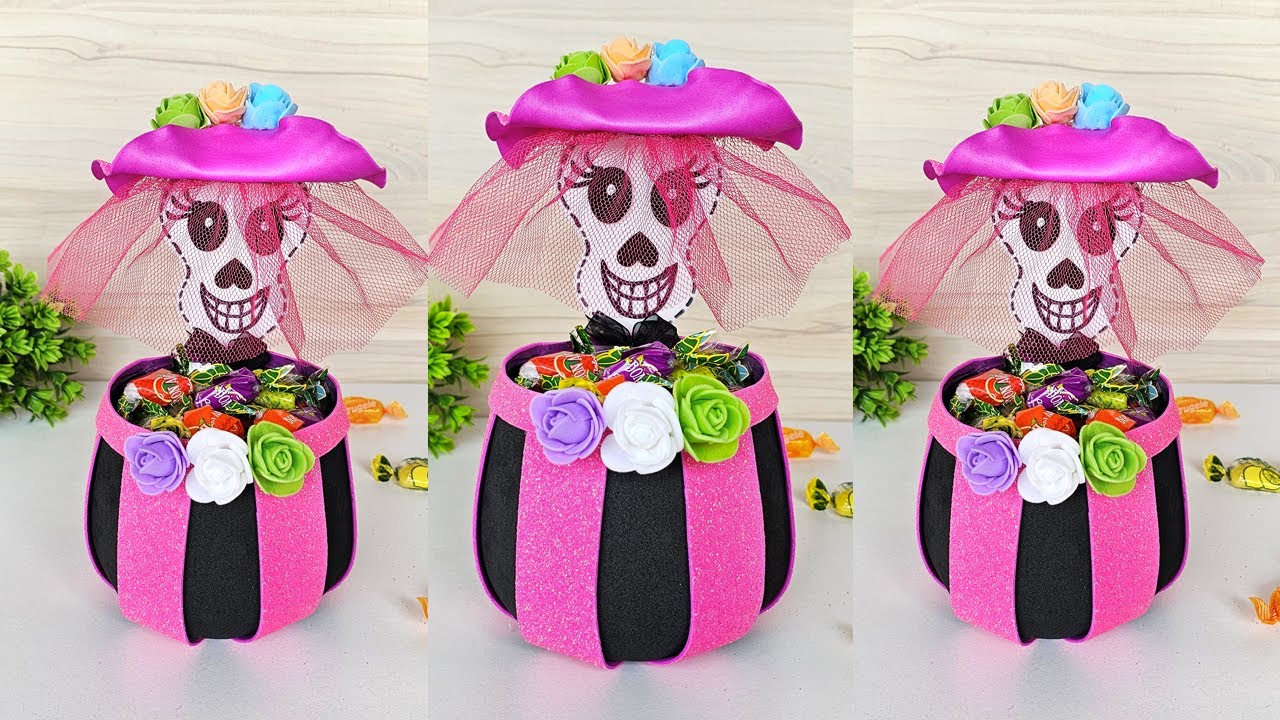 😍Idea fácil Para Día de Muertos 😍 Cómo hacer calaveras para día de muertos😍 para Día de muertos