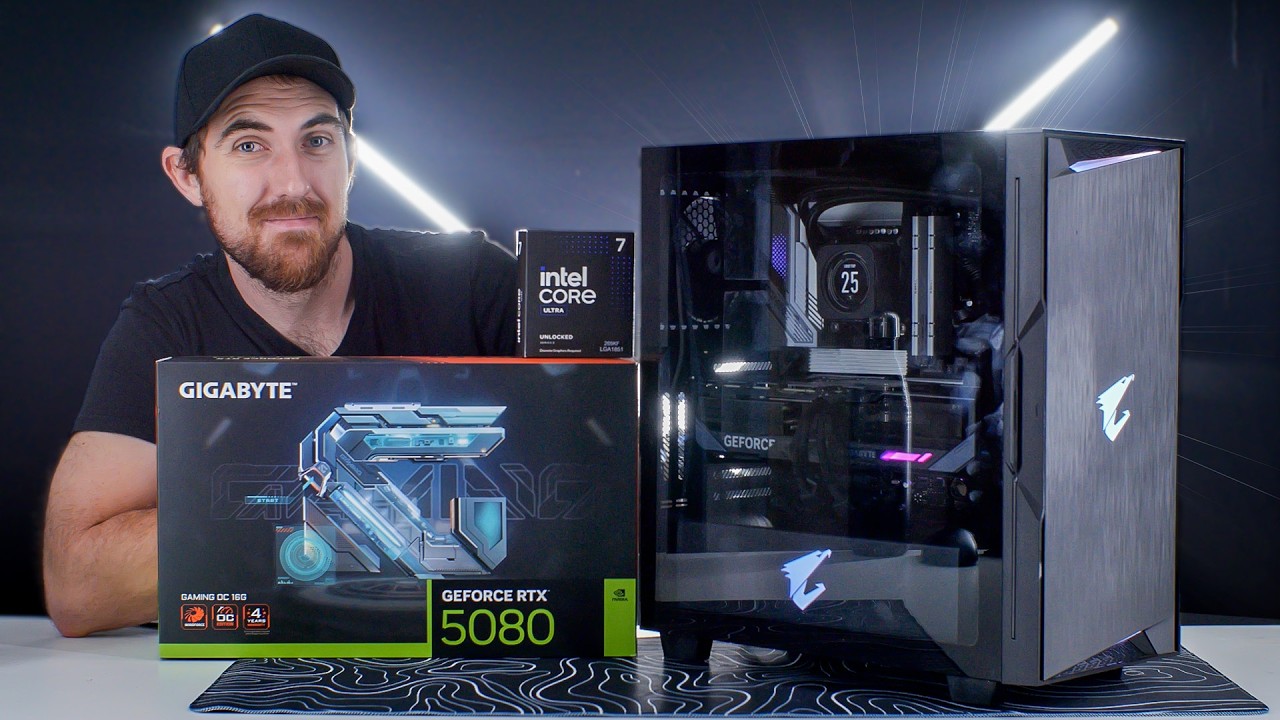 $2000 RTX5080 + 265K Gaming PC | 1440P & 4K Benchmarks (Power & Temps Included)