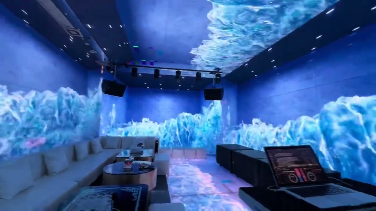 Bar DJ room LED display