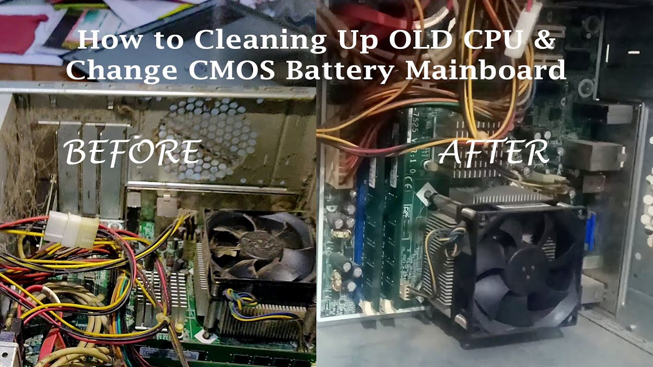 [VLOG] Deep Cleaning OLD Dirty PC & Change CMOS Battery