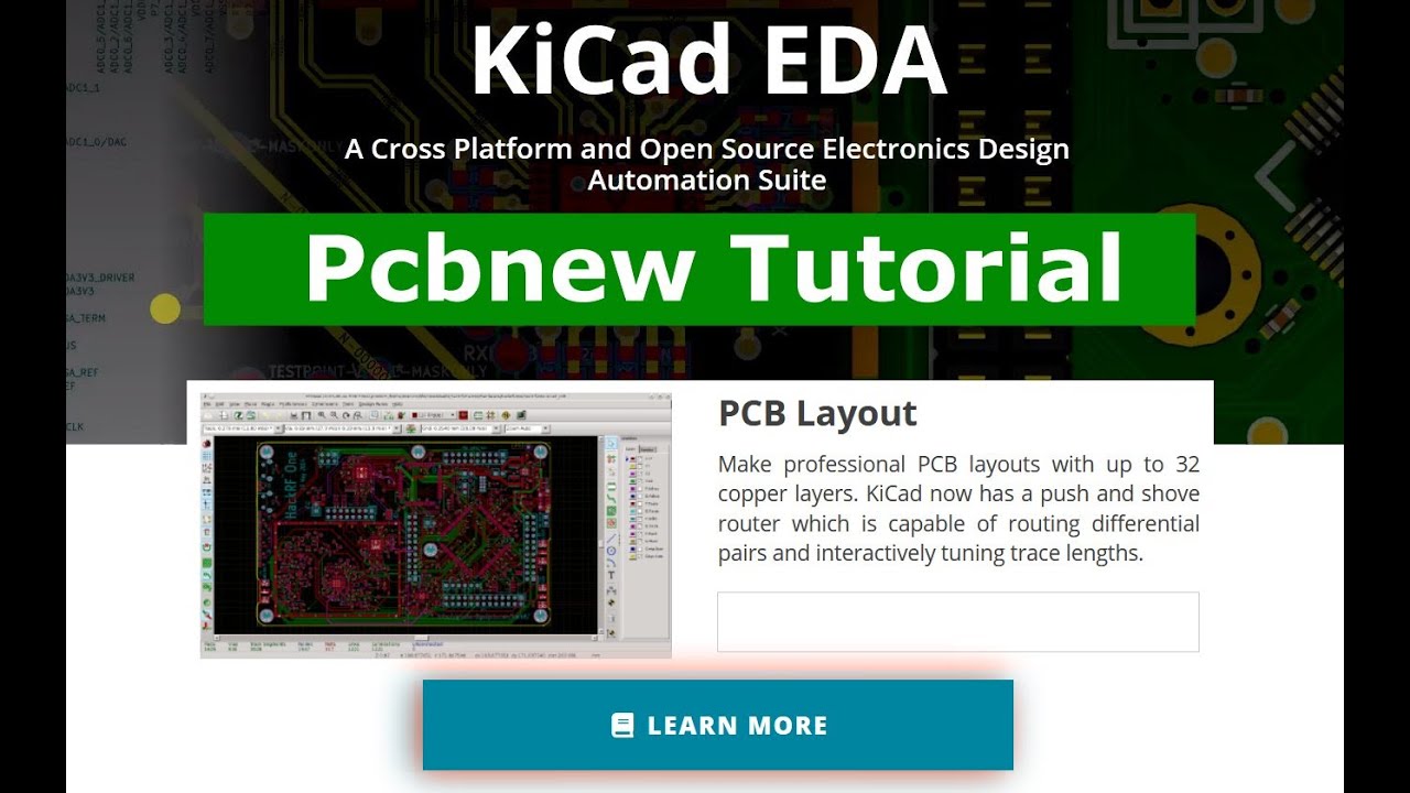 Getting Started with KiCad EDA - Pcbnew PCB Design