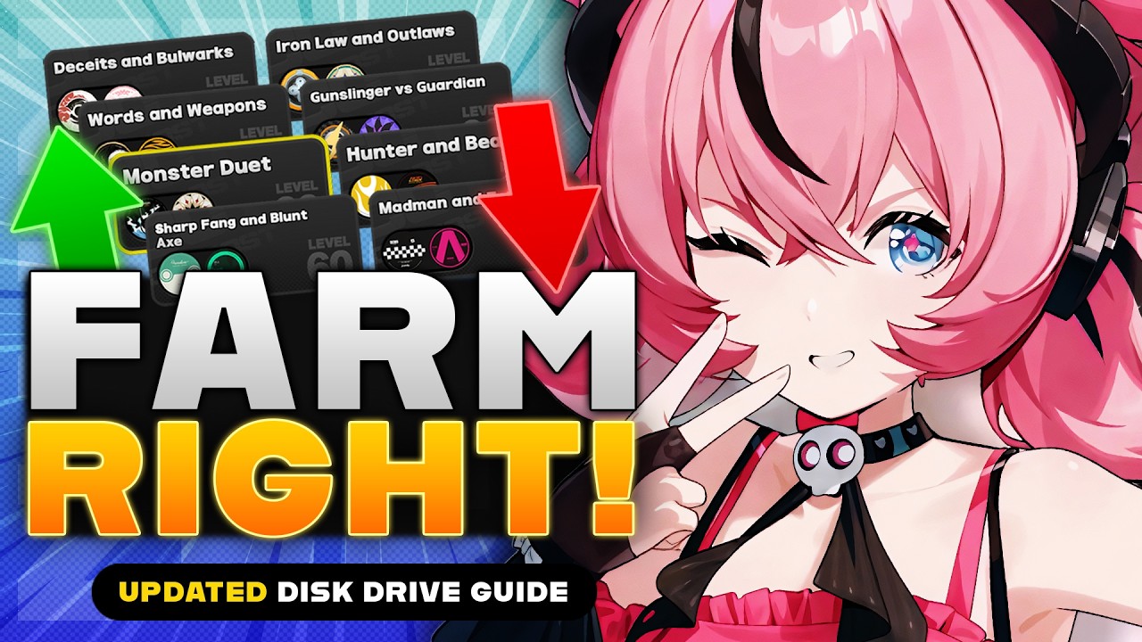 DONT WASTE YOUR BATTERY! Updated Disk Drive Set Farming Guide | Zenless Zone Zero 2.6