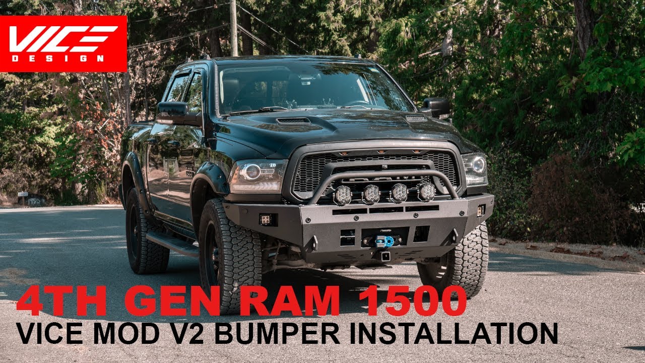 VICE MOD V2 BUMPER | 2009-2018 RAM 1500 UPGRADE | INSTALLATION