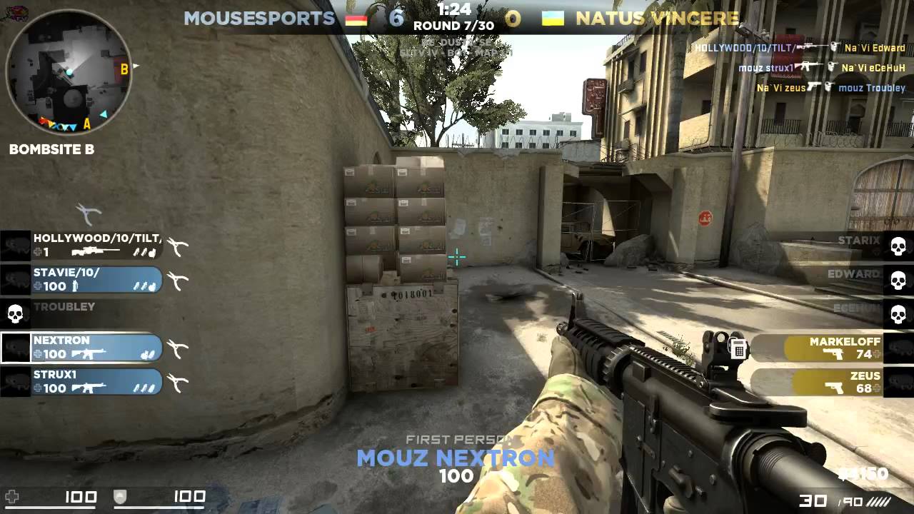 SLTV STARSERIES SEASON IV - mousesports vs. Natus Vincere de_dust2_se Teil 1/2