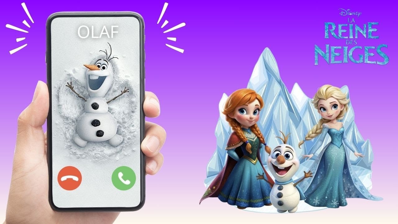 ALLO OLAF ❄️ INTERACTIF ❄️ IL PARLE AVEC TOI !