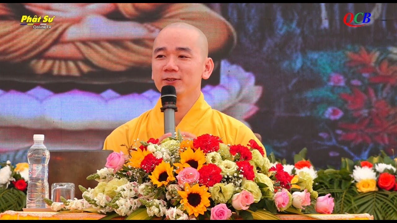 Video QCB: ĐĐ. Thích Tâm Nguyên thuyết giảng tại khoá tu mùa hè 