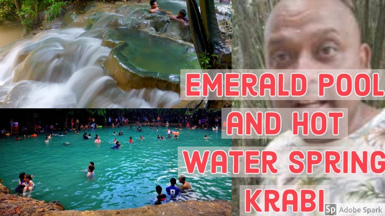 Enjoying Emerald Pool  and Hot Water Springs Krabi