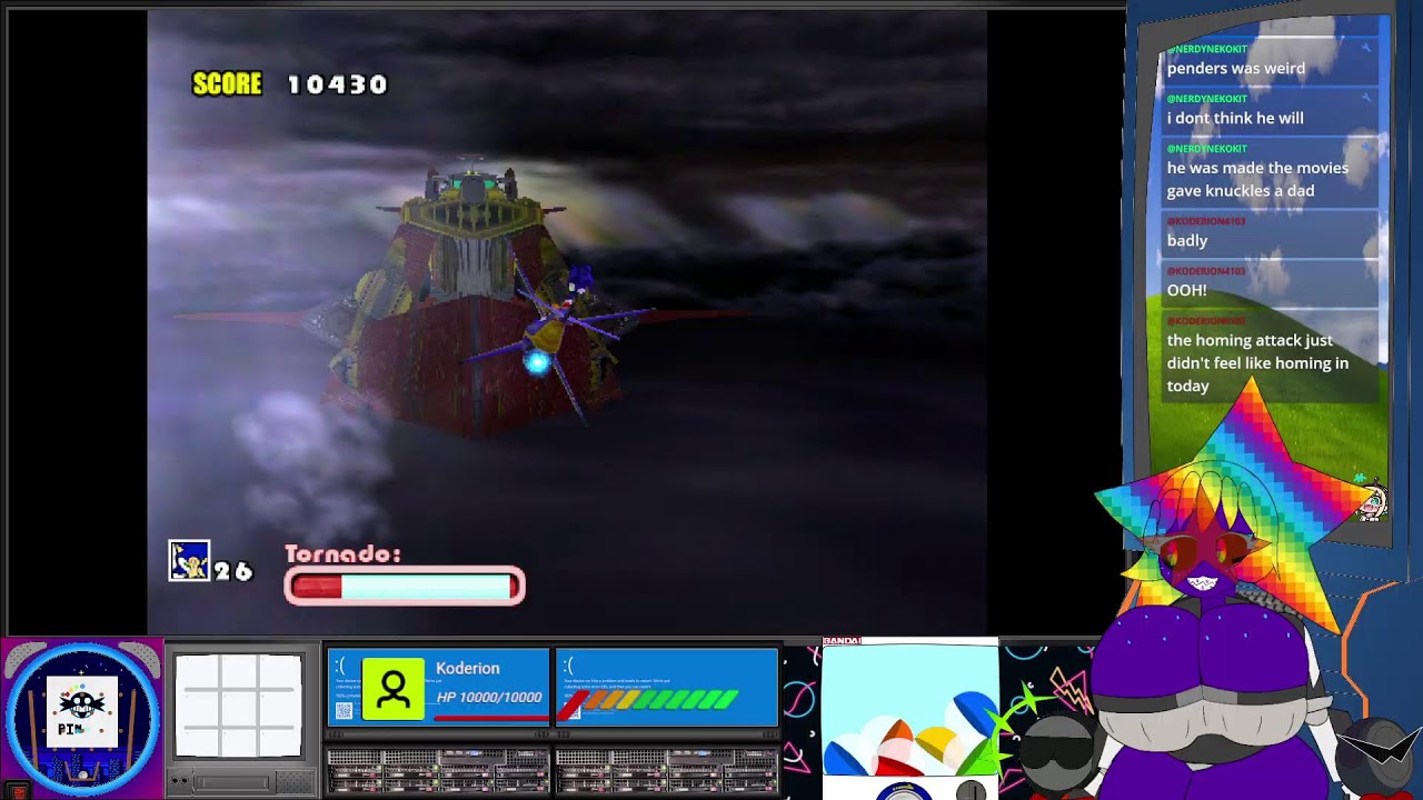 Hexi chills to Sonic CD!