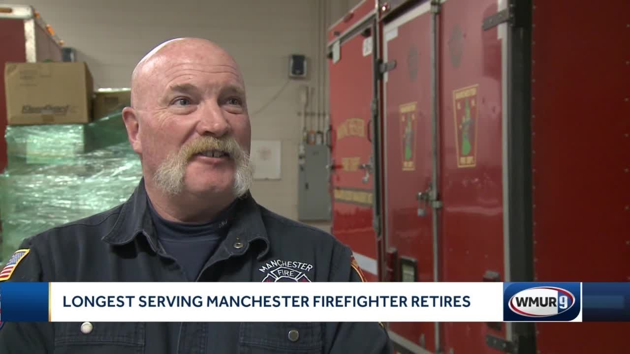 Manchester fire lieutenant retires after 40 years on the job