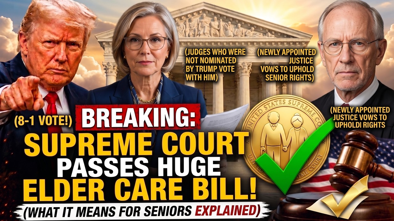 BREAKING: SUPREME COURT PASSES HUGE ELDER CARE BILL