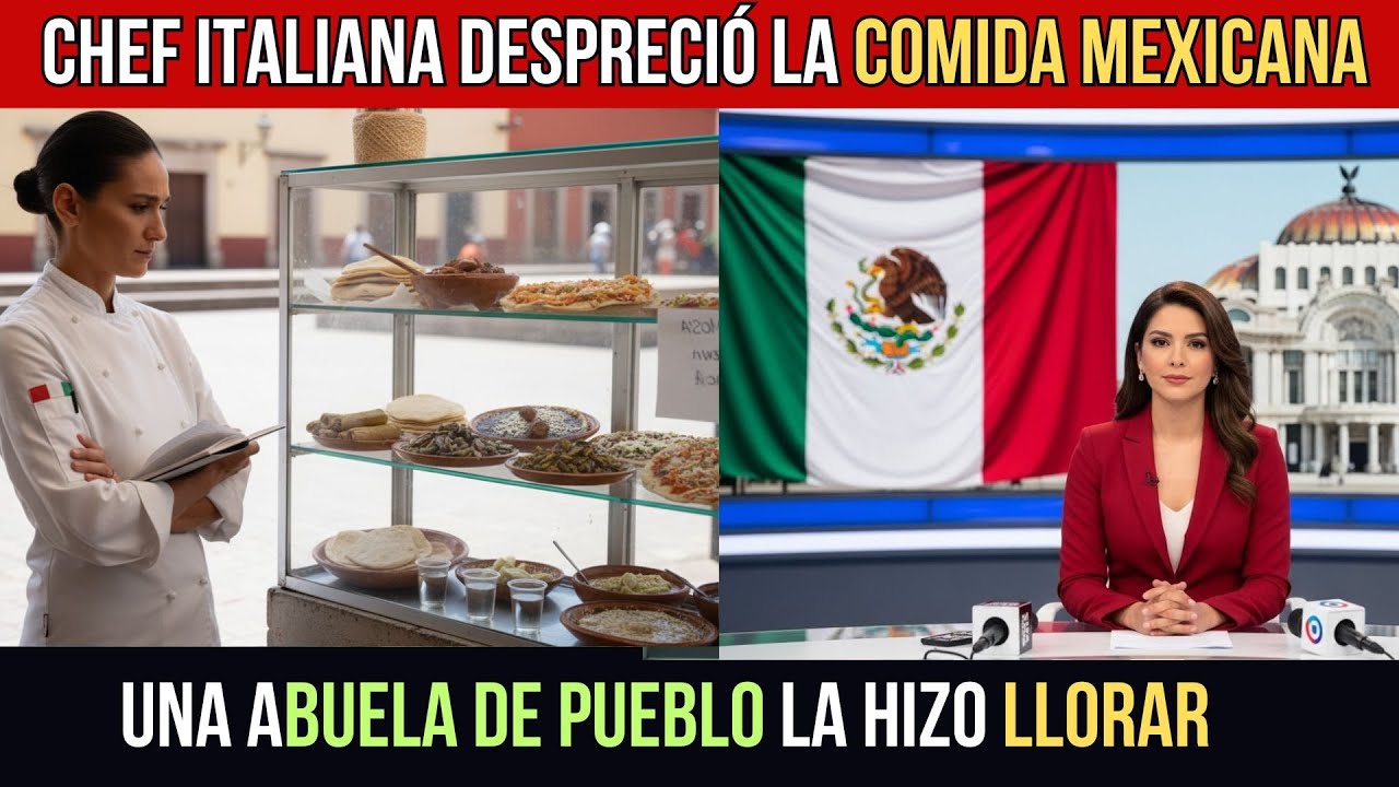 Al llegar a M&Eacute;XICO, chef italiana prueba comida casera: &iexcl;Llor&oacute; al comparar con restaurantes de Roma!