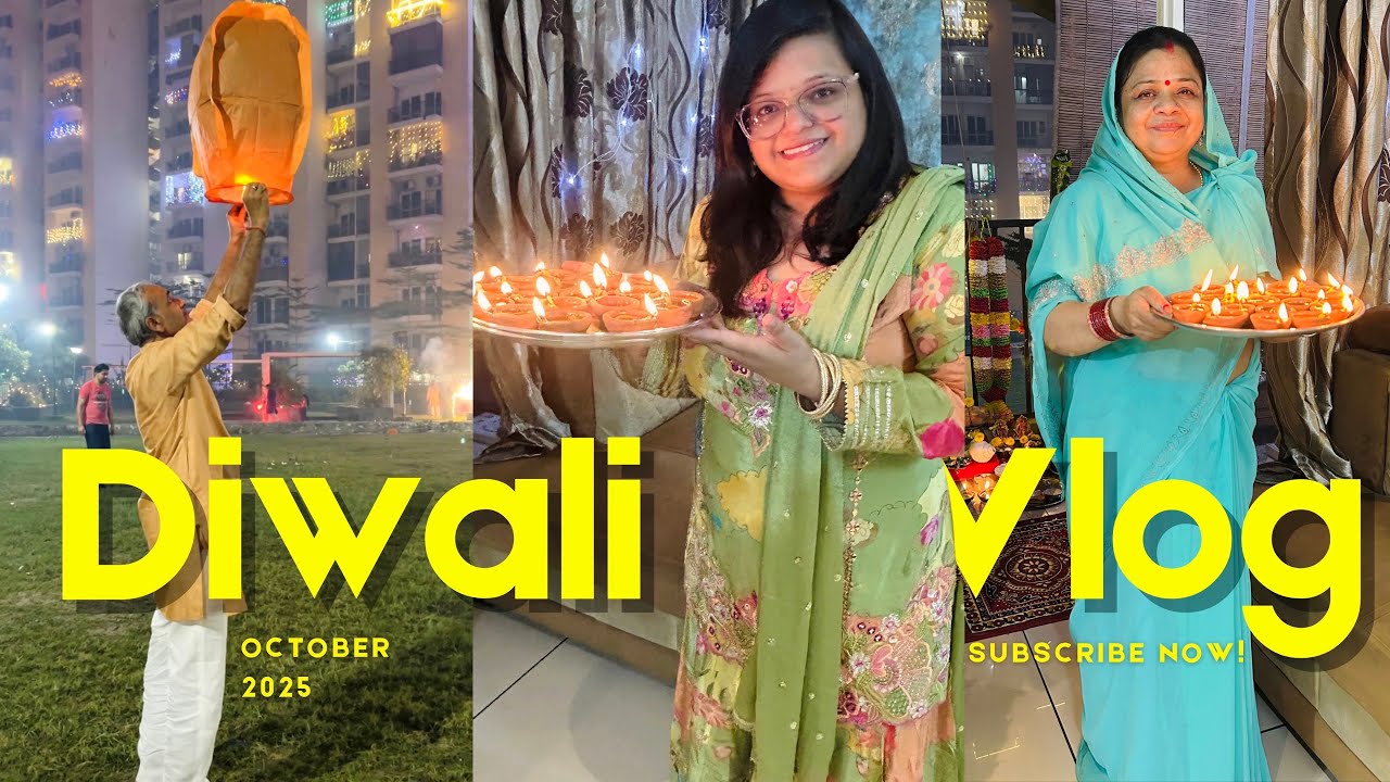 Diwali Vlog 2025 ✨ Yeh Diwali Khushiyon wali 🪔