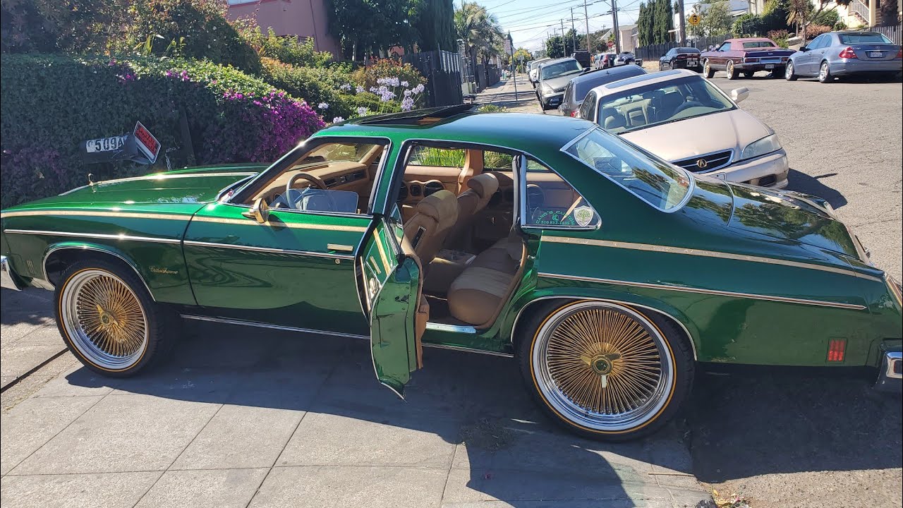 1977 Cutlass Supreme Kandy on 22' Gold Feet Ep.22