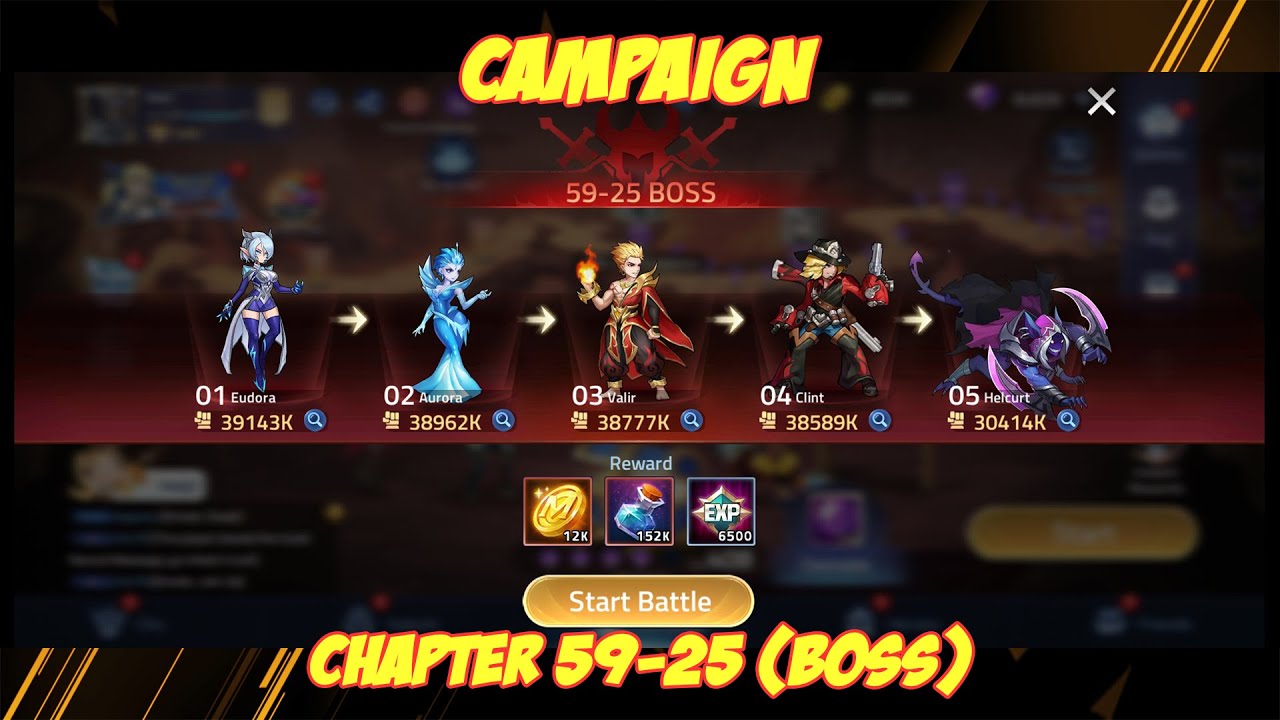 Mobile Legends Adventure Campaign 59-25 (Boss)