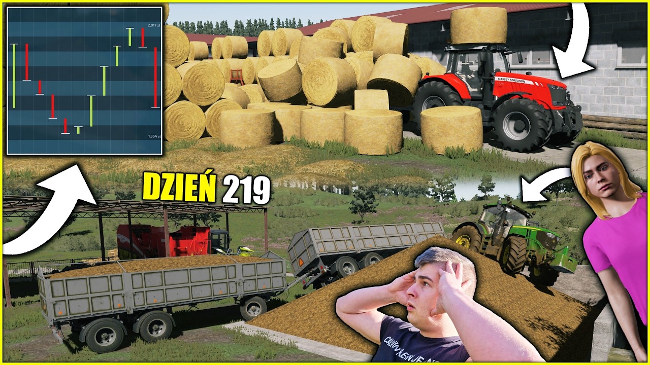 CENY NA SKUPACH ZWARIOWAŁY😱 OPOROWY ZAŁADUNEK OBORNIKA I BEL😂┃ZAGUBIENI W LESIE 🔥 DZIEŃ ➡219┃FS 22