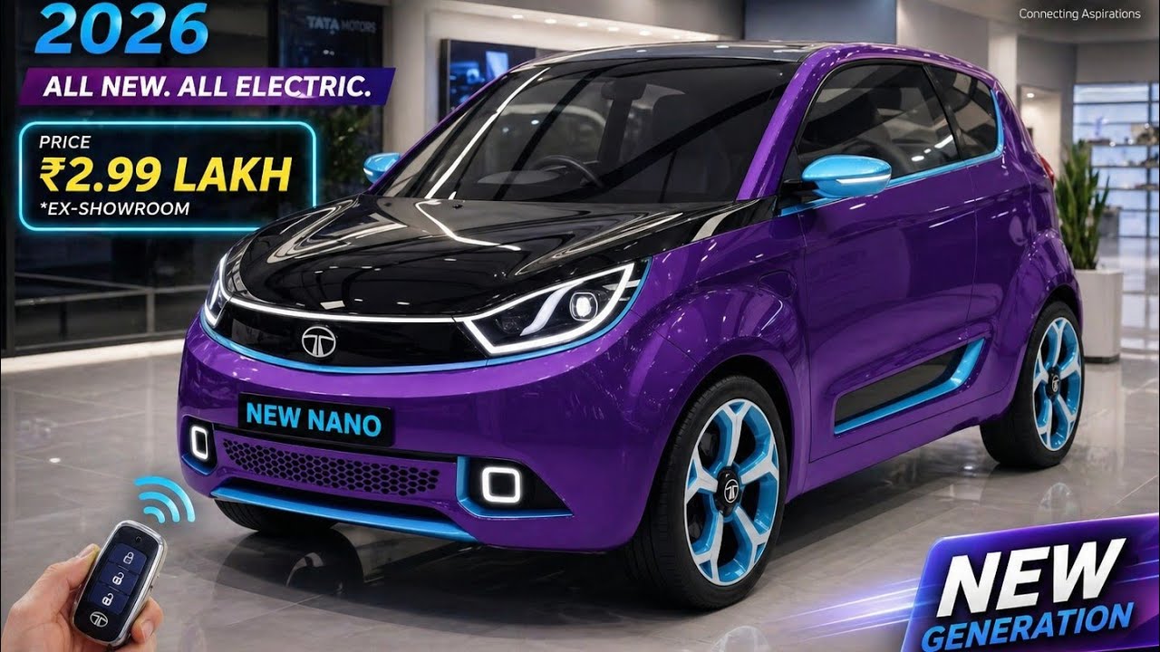 Tata Nano 2026 – The Legendary Budget Car Returns! New Design, Features & Electric Surprise 🚗🔥