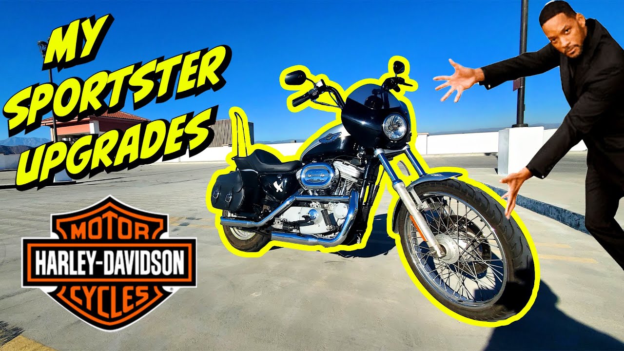 All upgrades to my Harley Davidson 883 2003 Anniversary Sportster | Prices included!