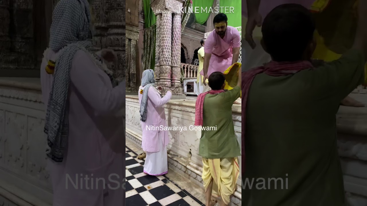 बाँके बिहारी की सवईया#merebankeybihari #sawariyagoswami #bankebihari #bihariji #vrindavan #darshan