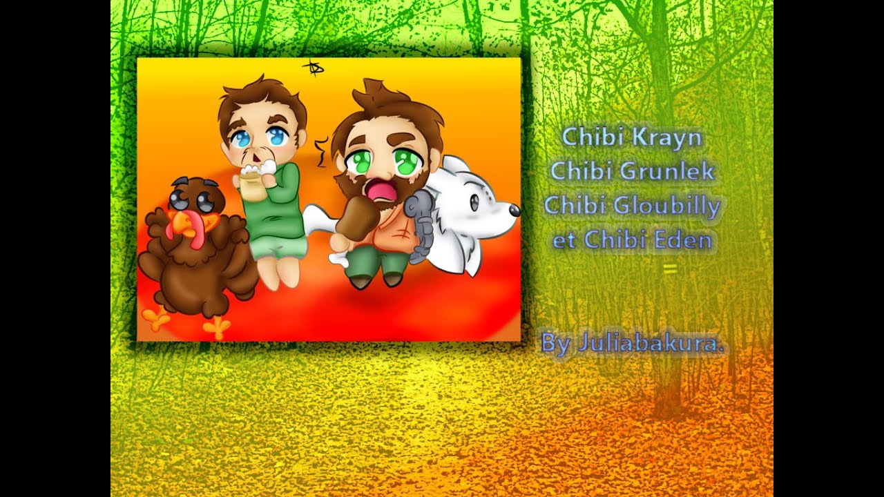 [Fan art] : Chibi Krayn, Grunlek, Gloubilly et Eden