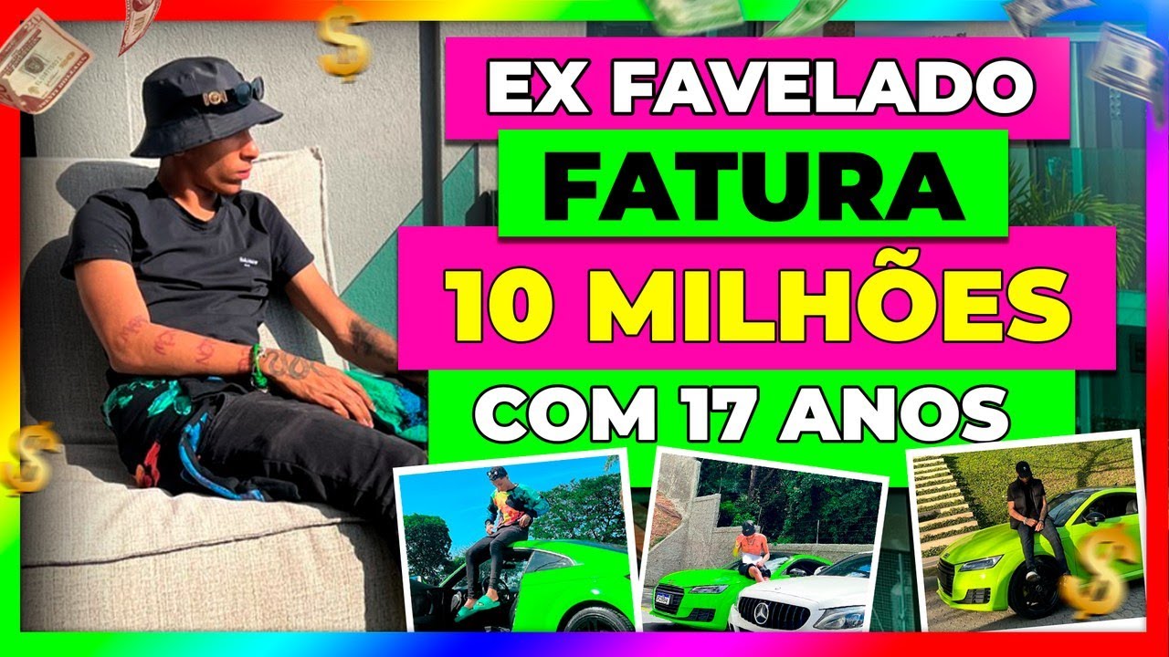 Ele saiu da Favela e Faturou 10 Milh&otilde;es com apenas 17 anos | Pablo Santins