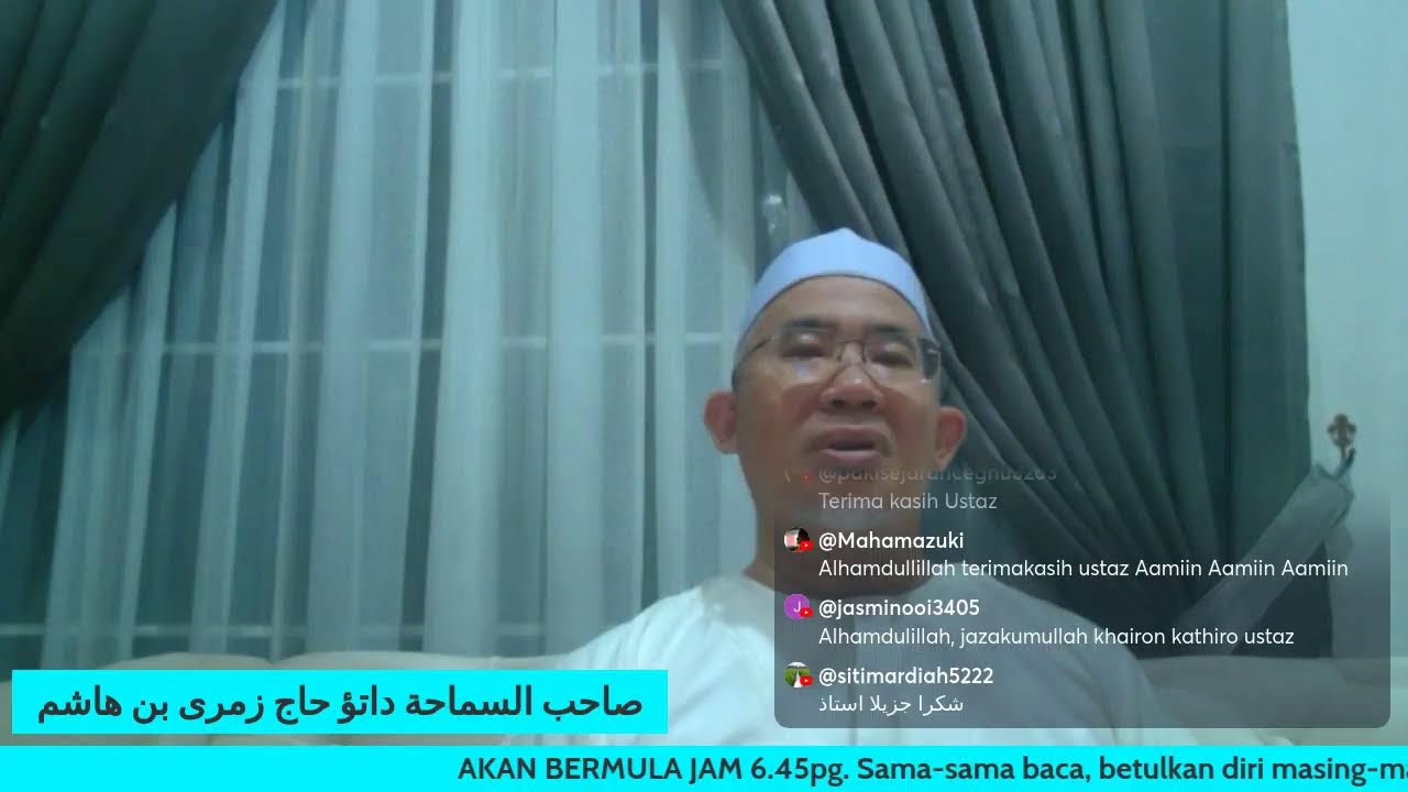 JALAN KEMENANGAN  (HADITH 36)   MUDARASAH KITAB AL WAFI SIRI 453  27/9/47 , 17/3/26