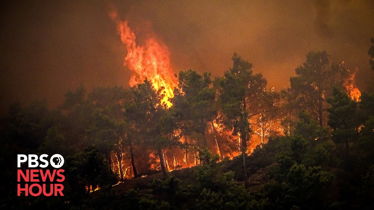 News Wrap: 2 pilots killed as tanker plane fighting Greek wildfires crashes