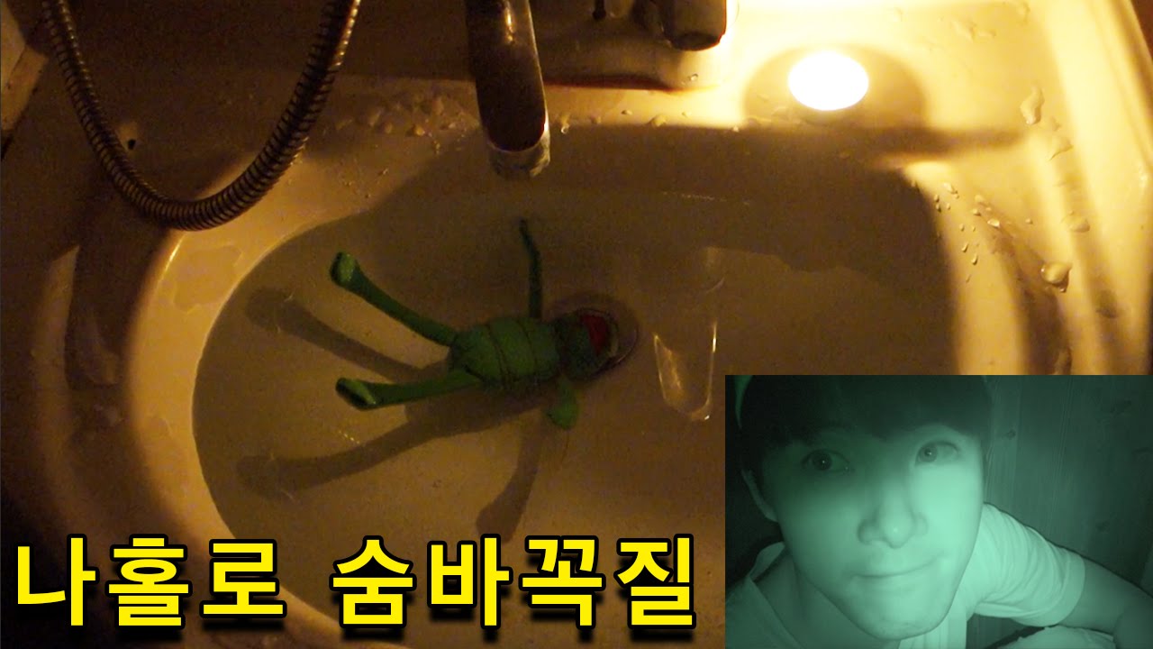새벽4시에 나홀로 숨바꼭질 강령술을 해보았다(장롱에 들어가기) - 허팝 (Hide and Seek Alone - Heopop)