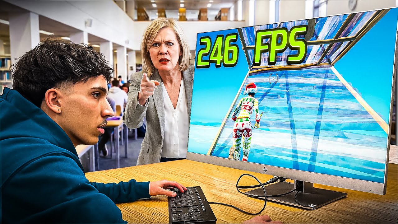 I Secretly Optimized a Library PC Until I Get 240+ FPS