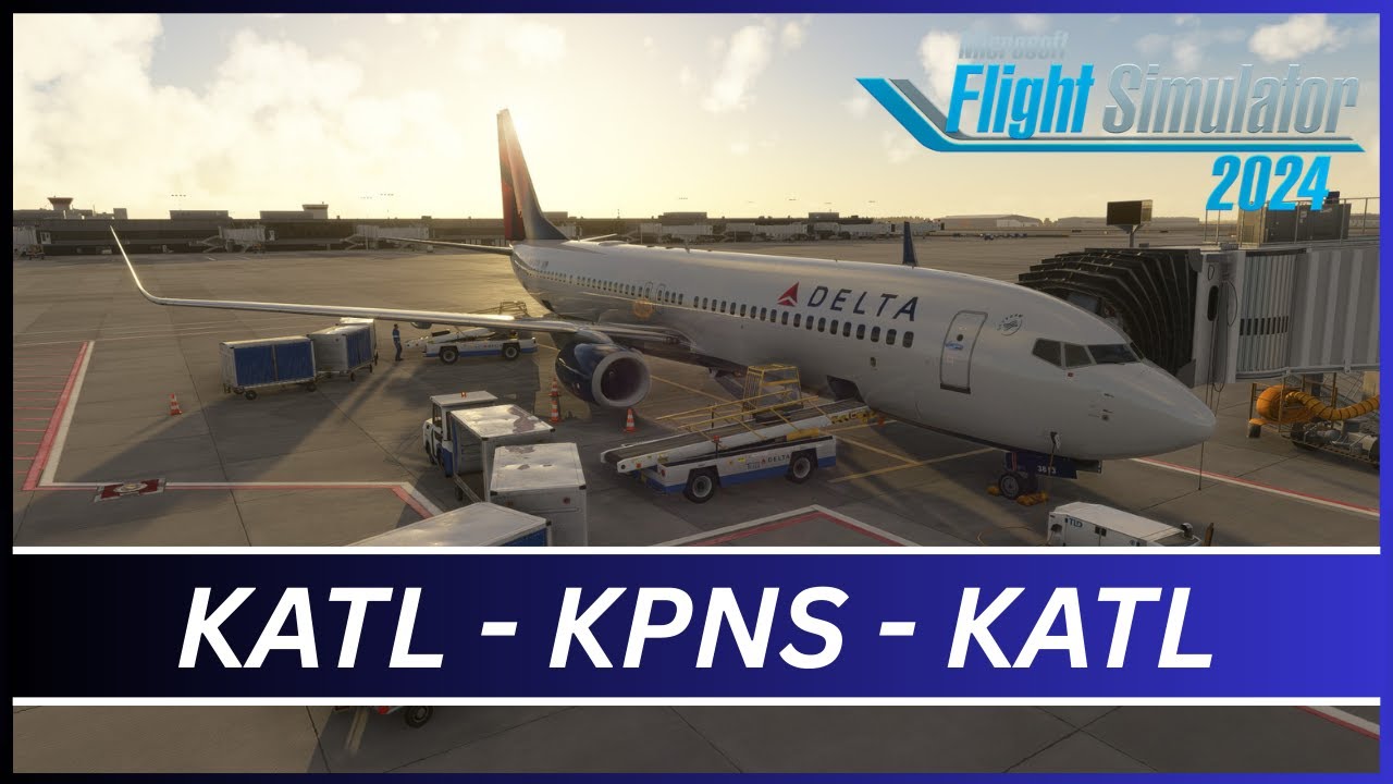 MSFS2024 | PMDG 737-900 | Delta Ops | Atlanta  To Pensacola (Roundtrip)