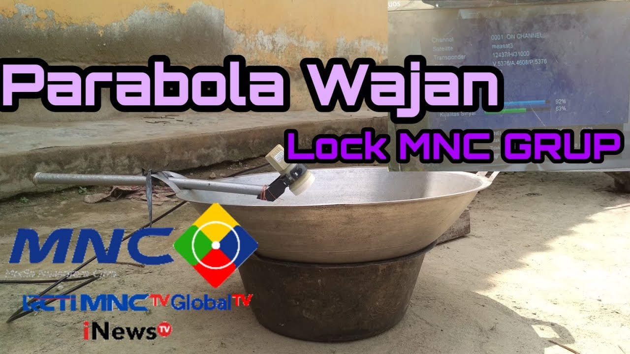 Parabola Wajan Lock Measat 3 Ku band: Solusi MNC GRUP 2020