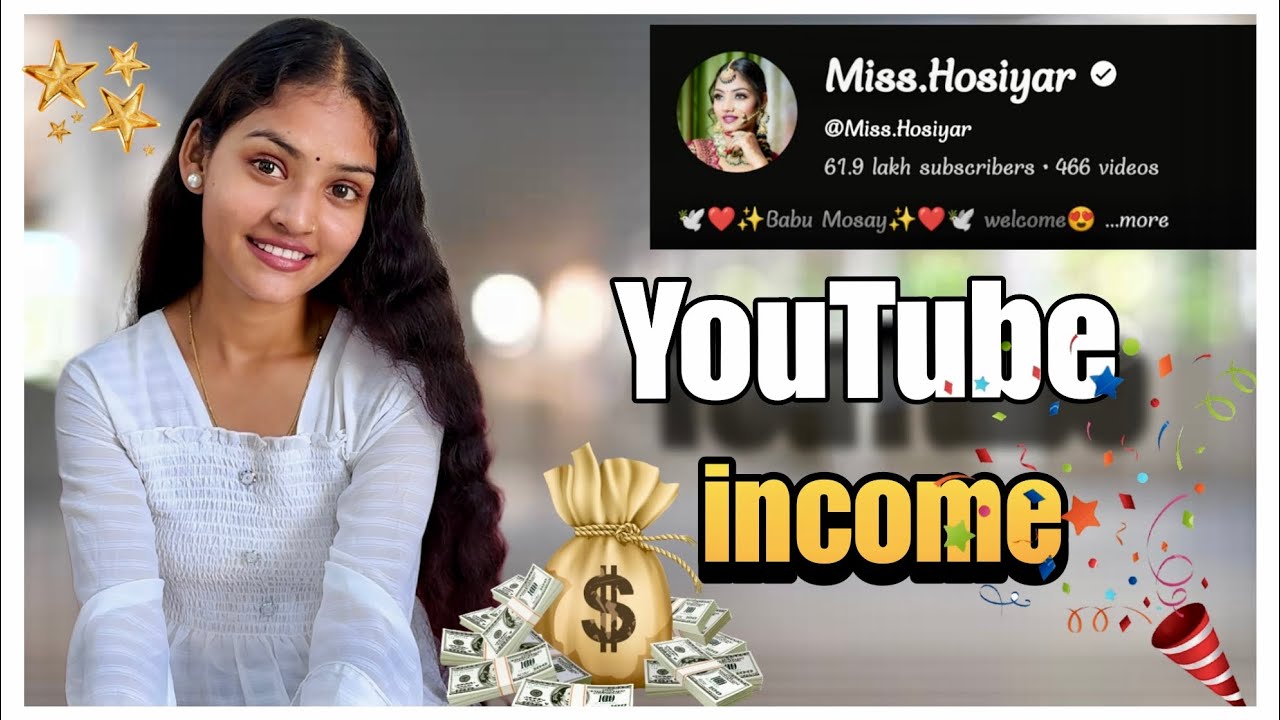 &ldquo;My youtube income&rdquo;😍🤑 |Miss.Hosiyar|