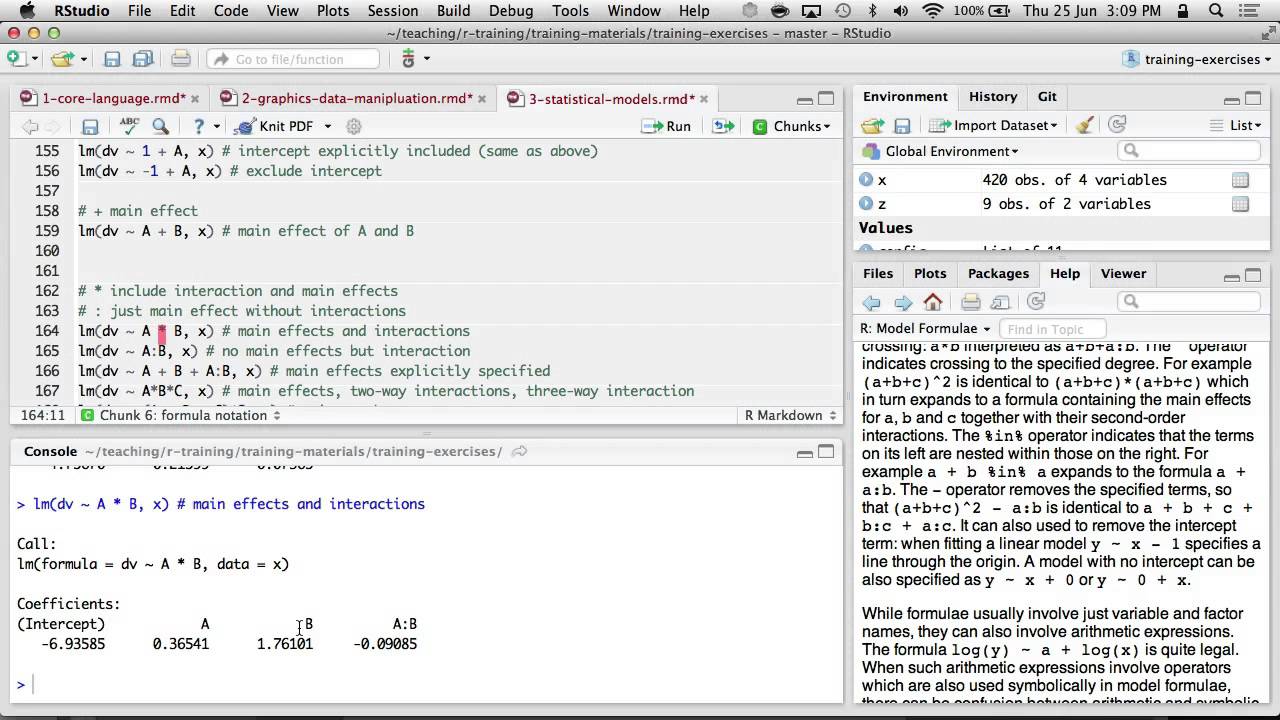 3.3: Regression, Formulas, and Factors - Introduction to R Workshop